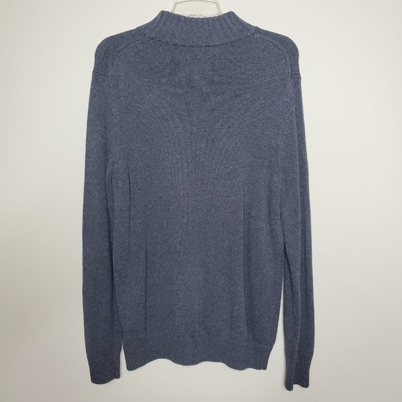 Croft and Barrow Men’s Gray Fleece Sweater SZ M - Picture 5 of 8